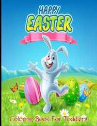 Happy Easter Coloring Book For Toddlers