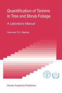 Quantification of Tannins in Tree and Shrub Foliage