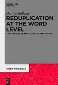 Reduplication at the Word Level