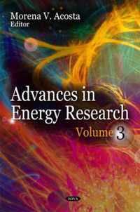 Advances in Energy Research