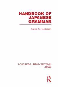 Handbook of Japanese Grammar