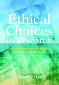 Ethical Choices in Research