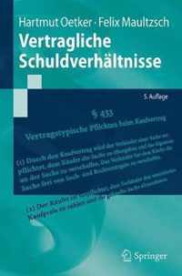 Vertragliche Schuldverhaeltnisse