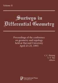 Proceedings of the Conference on Geometry and Topology held at Harvard University, April 23-25, 1993