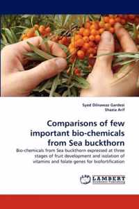 Comparisons of Few Important Bio-Chemicals from Sea Buckthorn