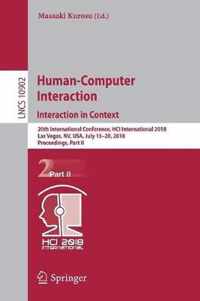 Human Computer Interaction Interaction in Context