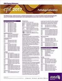 CPT 2017 Express Reference Coding Card