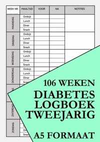 Bloedsuiker Planner en Diabetes Logboek - Tweejarig - Diabetes Logboek - Paperback (9789464489293)