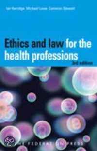 Ethics and Law for the Health Professions