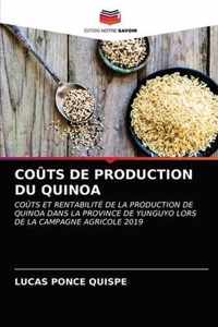 Couts de Production Du Quinoa