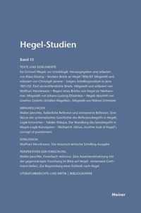 Hegel-Studien / Hegel-Studien