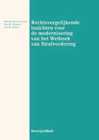 Rechtsvergelijkende inzichten voor de modernisering van het Wetboek van Strafvordering