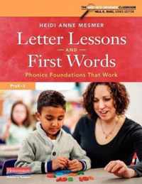 Letter Lessons and First Words