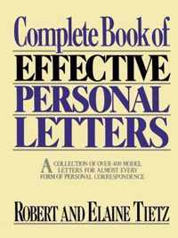 Complete Book of Effective Personal Letters