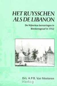 Het ruysschen als de Libanon