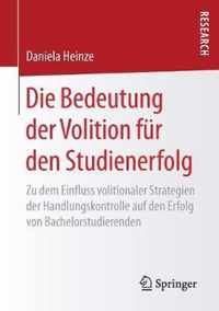 Die Bedeutung der Volition fur den Studienerfolg