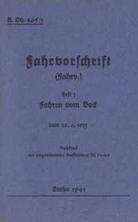 H.Dv. 465/3 Fahrvorschrift - Heft 3 - Fahren vom Bock