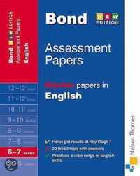 Bond Starter Papers In English 6-7 Years