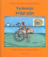 Varkentje krijgt gips