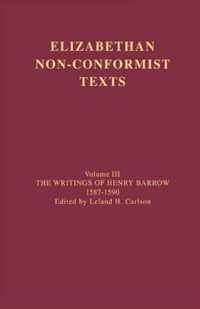 The Writings of Henry Barrow, 1587-1590