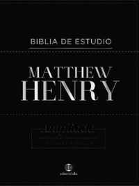 Rvr Biblia de Estudio Matthew Henry, Piel Fabricada, Con Indice