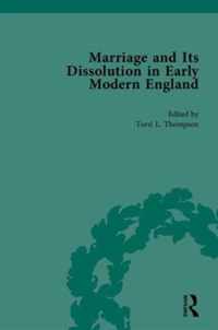 Marriage and Its Dissolution in Early Modern England