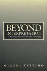 Beyond Interpretation