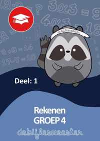 Oefenboeken De Bijlesmeester  -  Rekenen deel 1 groep 4