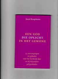 Een God die oplicht in het gewone : 25 overwegingen en gebeden voor het Kerkelijk Jaar en bij bijzondere gelegenheden