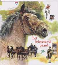 Brieschend paard