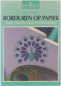 Borduren op papier - meer ideeën voor wenskaarten