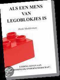 Als een mens van legoblokjes is