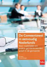 De gemeentewet in eenvoudig Nederlands - Douwe Brongers, Els Boers - Paperback (9789012407885)