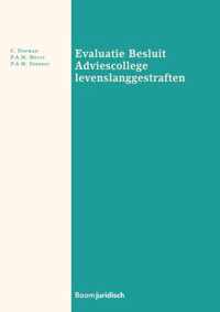 Evaluatie Besluit Adviescollege levenslanggestraften - C. Hofman, P.A.M. Mevis, P.A.M. Verrest - Paperback (9789462127005)