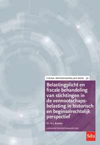 Fiscaal-wetenschappelijke reeks 30 -   Belastingplicht en fiscale behandeling van stichtingen in de vennootschapsbelasting in historisch en beginselrechtelijk perspectief