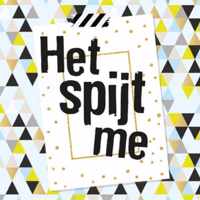 Het spijt me