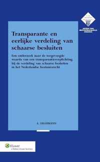 Transparante en eerlijke verdeling van schaarse besluiten