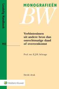 Verbintenissen uit andere bron dan onrechtmatige daad of overeenkomst - E.J.H. Schrage - Paperback (9789013111736)