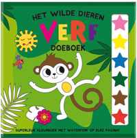 Het Wilde Dieren Verf Doeboek - (set van 4) - Interstat - Paperback (9789464323177)