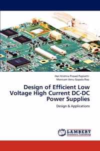Design of Efficient Low Voltage High Current DC-DC Power Supplies