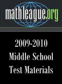 Middle School Test Materials 2009-2010