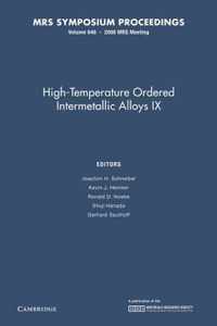 MRS Proceedings High-Temperature Ordered Intermetallic Alloys IX