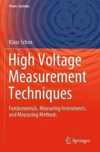 High Voltage Measurement Techniques