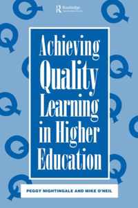 Achieving Quality Learning in Higher Education