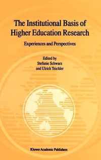 The Institutional Basis of Higher Education Research