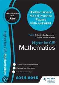 SQA Specimen Paper 2014 Higher for CFE Mathematics & Hodder Gibson Model Papers