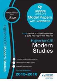 Higher Modern Studies 2015/16 SQA Specimen, Past and Hodder Gibson Model Papers