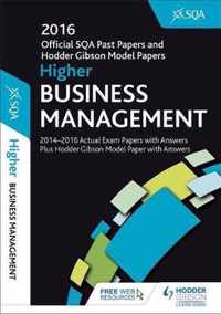 Higher Business Management 2016-17 SQA Past Papers with Answers