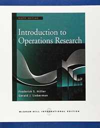 INTRODUCTION TO OPERATIONS RESEARCH