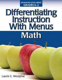 Differentiating Instruction with Menus, Grades K-2